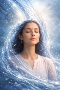Marjana kriya practice for mental wellness with water cleansing symbolism